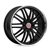 Statusfälgar LEMANS GLOSS BLACK W/ MIRROR CUT LIP 11x19 5/130 ET36 CB71,5 60°