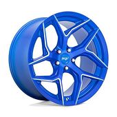 Niche M268 TORSIONI ANODIZED BLUE MILLED 10,5x20 5/120 ET35 CB72,6 60°