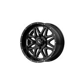 MSA MA26 Milled Gloss Black 7x14 4/110 ET0 CB86,0 60°