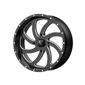 MSA MA36 Gloss Black Milled 7x20 4/137 ET0 CB112,0 60°