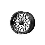 MSA MA38 Gloss Black Machined 7x14 4/137 ET10 CB112,0 60°