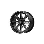 MSA MA41 Gloss Black Milled 7x14 4/110 ET10 CB86,0 60°