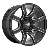 Statusfälgar MO804 Gloss Black Milled 10x20 5/127/139,7 ET-18 CB78,1 60°