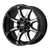 Statusfälgar MO970 Gloss Black Machined Face 10x20 6/135/139,7 ET-24 CB106,2 60°