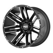 Statusfälgar MO978 Satin Black Machined 10x20 8/165,1 ET-42 CB125,5 60°