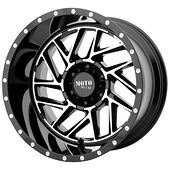 Statusfälgar MO985 BREAKOUT GLOSS BLACK MACHINED 10x20 5/139,7 ET-18 CB78,0 60°