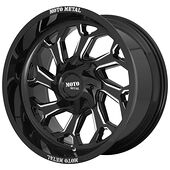 Statusfälgar MO999 Gloss Black Milled 10x20 5/127/139,7 ET-18 CB78,1 60°