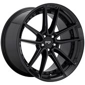 Statusfälgar NC223 GLOSS BLACK 8x17 5/120 ET40 CB72,6 60°