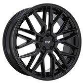 Statusfälgar NC224 GLOSS BLACK 10,5x22 5/127 ET35 CB71,5 60°