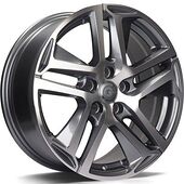 Statusfälgar Nice Anthracite Front Polished 7,5x17 5/108 ET45 CB67,1 60°