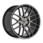 Statusfälgar NORD SEMI GLOSS BLACK MILLED-MACHINED DARK TINT FA 10,5x20 5/112 ET32 CB66,6 60°