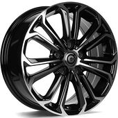 Statusfälgar Panther Black Front Polished 6,5x15 5/114,3 ET38 CB73,1 60°