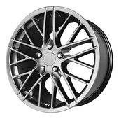 Statusfälgar PR121 Hyper Silver Dark 9,5x18 5/120,65 ET56 CB70,7 60°