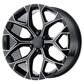 Statusfälgar PR176 Gloss Black Milled 10x24 6/139,7 ET24 CB78,1 60°