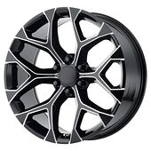Statusfälgar PR176 Gloss Black Milled 9x20 6/139,7 ET24 CB78,1 60°