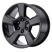 Statusfälgar PR183 Gloss Black 9x20 6/139,7 ET27 CB78,1 60°
