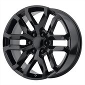Statusfälgar PR196 Satin Black 9x22 6/139,7 ET24 CB78,1 60°
