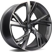 Statusfälgar Rich Anthracite Front Polished 8x18 5/112 ET35 CB66,5 60°