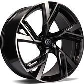 Statusfälgar Rich Black Front Polished 8x18 5/112 ET35 CB66,5 60°