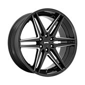 DUB S267 DIRTY DOG GLOSSY BLACK MILLED 10x24 6/135 ET30 CB87,1 60°