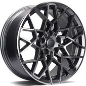 Statusfälgar Shield Anthracite Front Polished 8x18 5/120 ET30 CB72,6 60°