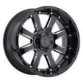 Black Rhino SIERRA GLOSS BLACK W/ MILLED SPOKES 10x22 6/139,7 ET-12 CB112,1 60°