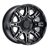 Statusfälgar SLINGSHOT GLOSS BLACK W/ MACHINED FACE 11,5x20 6/139,7 ET-44 CB112,1 60°