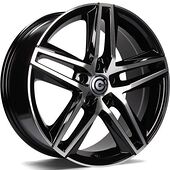 Statusfälgar Stormy Black Front Polished 7,5x17 5/112 ET42 CB57,1 60°