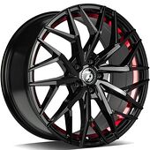 Statusfälgar SV-C Black glossy red inner lip 8,5x19 5/120 ET33 CB72,6 60°