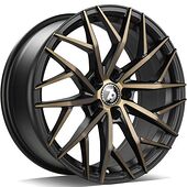 Statusfälgar SV-C Black Glossy Gold Front 8x18 5/112 ET30 CB66,6 60°