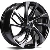 Statusfälgar Torino Black Front Polished 6,5x15 5/98 ET40 CB58,1 60°