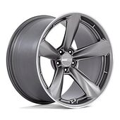 Statusfälgar TTF MATTE ANTHRACITE W/ MACHINED LIP 11x20 5/115 ET-6 CB72,6 60°