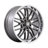 Statusfälgar U139 SANTA CRUZ ANTHRACITE W/ DIAMOND CUT LIP 10x20 5/127 ET6 CB78,1 60°