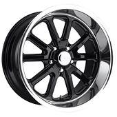Statusfälgar UC121 GLOSS BLACK 9,5x18 5/120,65 ET1 CB72,6 60°