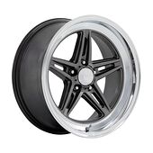 Statusfälgar VN514 GROOVE ANTHRACITE W/ DIAMOND CUT LIP 10x18 5/127 ET0 CB78,1 60°