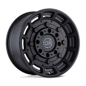 Black Rhino WARTHOG MATTE BLACK 8,5x17 6/120 ET0 CB67,1 60°