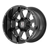 XD XD825 Gloss Black Milled 10x20 5/127/135 ET-24 CB87,1 60°