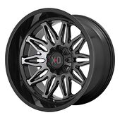 XD XD859 Gloss Black Machined With Gray Tint 12x22 6/135/139,7 ET-44 CB106,1 60°