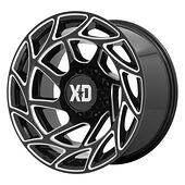 XD XD860 ONSLAUGHT GLOSS BLACK MILLED 10x20 6/135 ET-18 CB87,1 60°