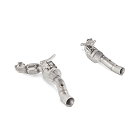 Akrapovic Link Pipe Set w Cat (SS) Ferrari 488 GTB/488 Spider