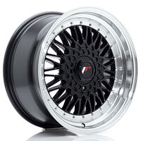 Japan Racing Wheels JR9 8.5x17 4x100/108 CB74.1 Gloss Black w/Machined Lip