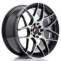 Japan Racing Wheels JR18 8x17 5x100/114.3 CB67.1 Black Machined Face