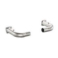 Akrapovic Link-Pipe Set w/o Cat (Titanium) Porsche 911 Turbo/Turbo S (991)