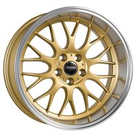 Ocean Wheels OCEAN WHEELS Super DTM Gold Polish Lip 8,5x18 5/108 ET6 CB65,1