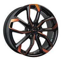 Rcdesign Rcdesign RC34 Black Orange Matt 7,5x19 5/112 ET50 CB57,1