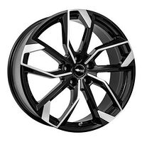 Rcdesign Rcdesign RC34 Schwarz Glanz Vollpoliert 7x17 5/100 ET55 CB56,1