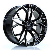 Bola FLF Gloss Black Polished Face 8x18 5x105