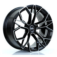 Bola FLF Gloss Black Polished Face 9x18 5x105