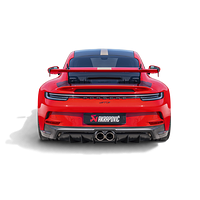 Akrapovic Rear Carbon Fiber Diffuser - Matte Porsche 911 GT3 / GT3 TOURING (992)