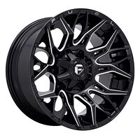 Fuel D769 TWITCH GLOSSY BLACK MILLED 10x22 5/114,3/127 ET-18 CB78,0 60°